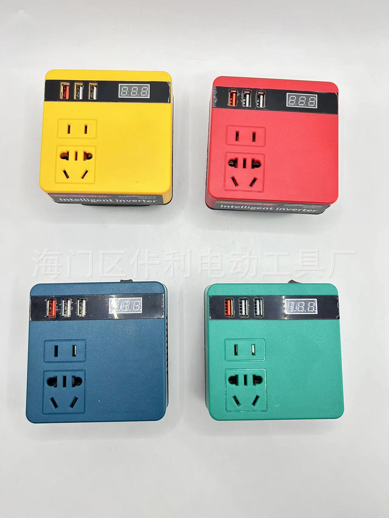 锂电池逆变器锂电工具电池逆变AC220V/DC5V/12V户外作业逆变器详情2