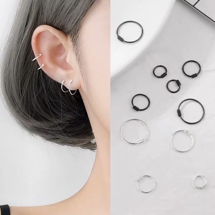 Сережки с серебристым цирконистым цирконидом s999, короткие, блестящие, блестящие сережки, высокочувствительные и высокочувствительные pic 11