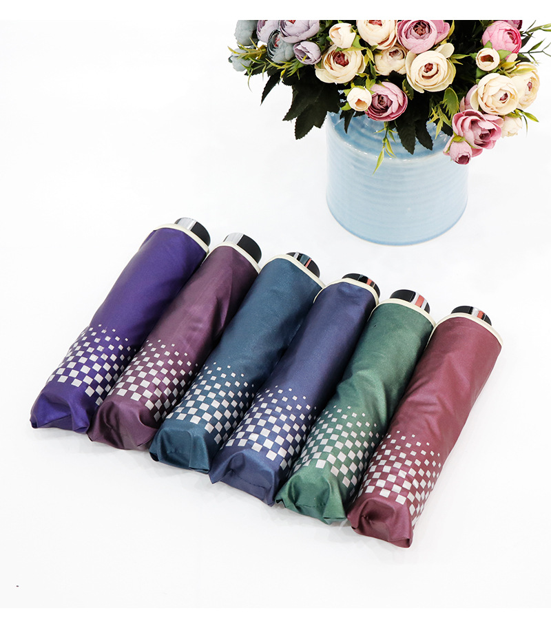 可印刷三折太阳伞商务广告晴雨伞遮阳厂家现货批发纯色素色印logo详情10