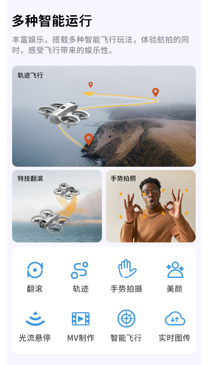 A11 UAV mini aerial photography drone student training aircraft optical flow positioning intelligent toy remote control aircraft pic 12