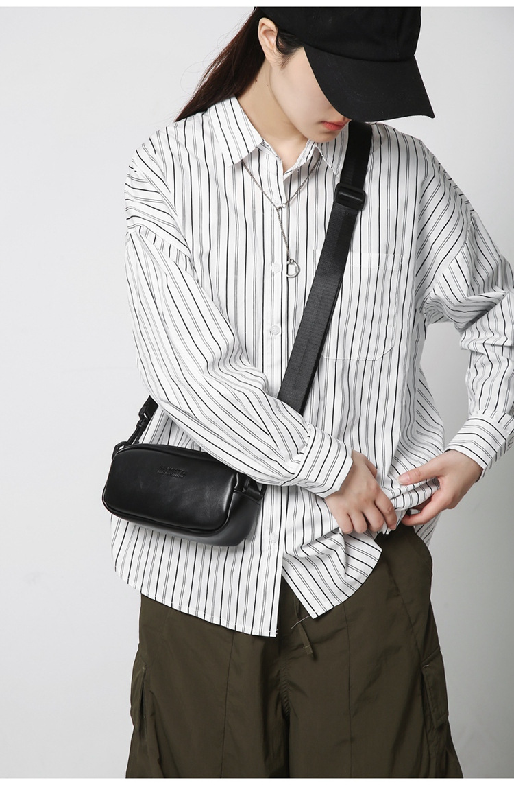 2026新款PU男士斜挎包韩版休闲小方包ins单肩包潮男情侣背包代发详情17