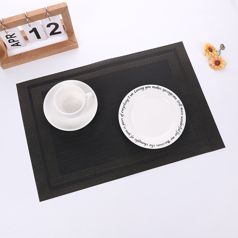 特斯林餐垫西餐垫PVC现货餐垫可水洗防滑耐热厨房用品餐垫详情5