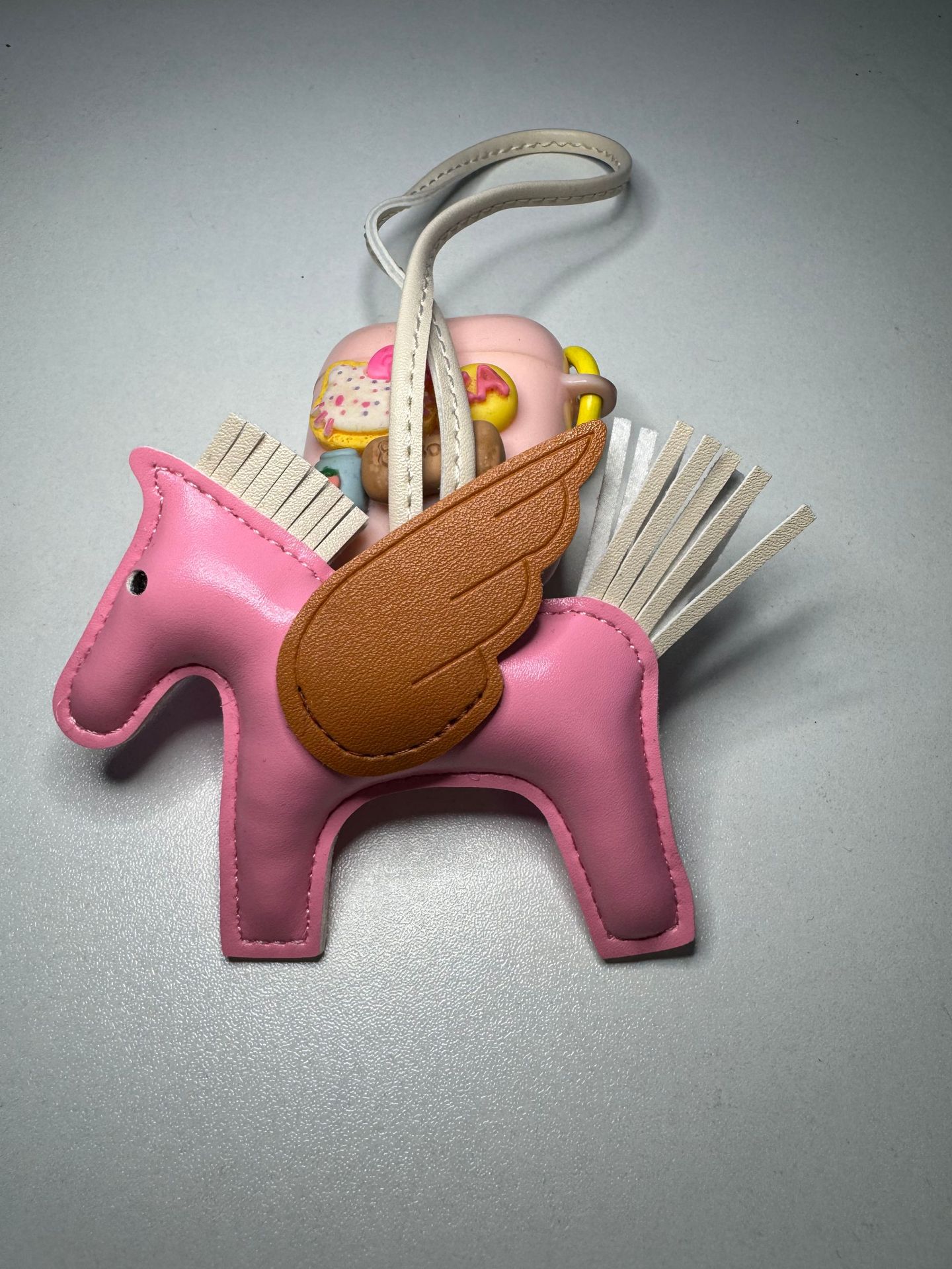 小飞马h家挂件pu皮铂金包凯莉包包挂饰钥匙扣包挂件礼品书包配饰详情7