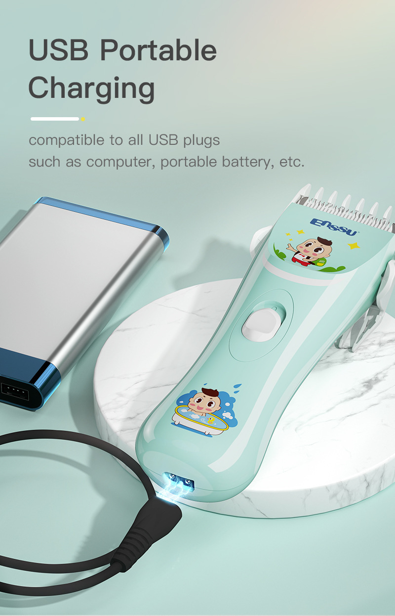 Sakura Baby Hair Clipper, a special hair cutting tool for babies, features ultra-quiet automatic hair suction and is a perfect electric clipper for newborns pic 14