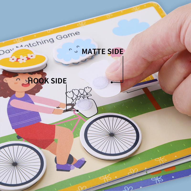 威威虎跨境早教春夏秋冬启蒙安静书益智类玩具宝宝安全粘扣贴纸书详情6