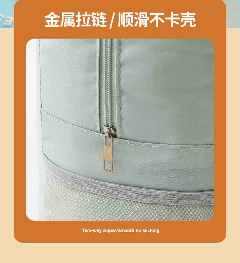 Thickened waterproof folding travel bag, portable clothing storage bag for men and women, carry-on luggage packing and storage bag for moving pic 17