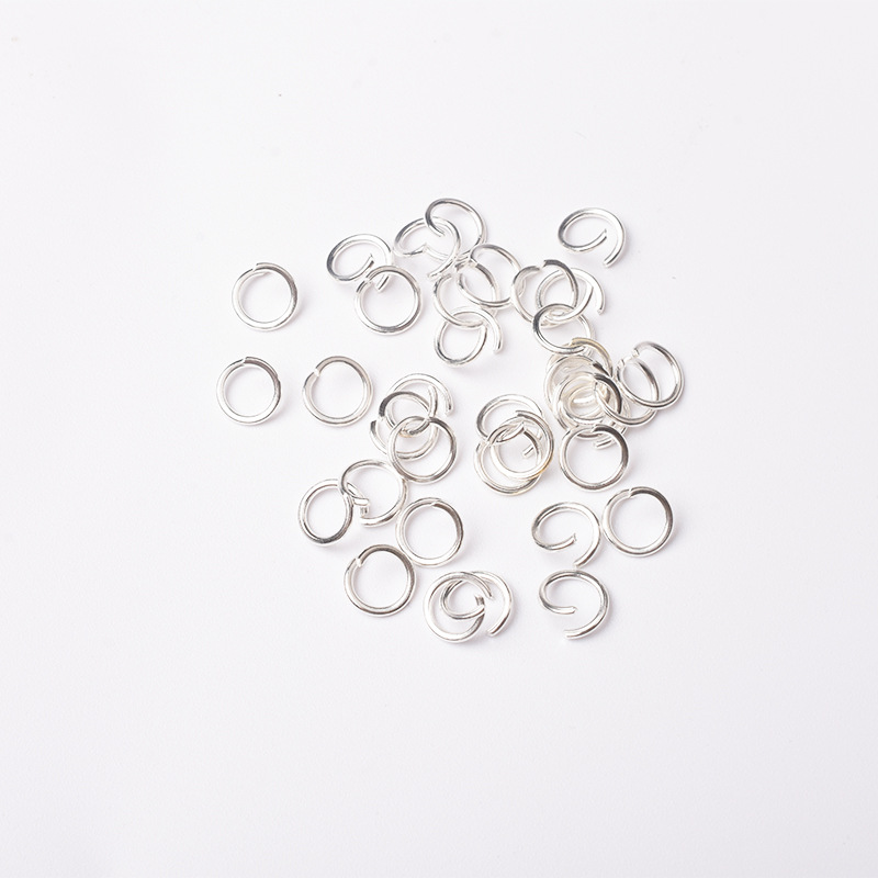 Cross-border exclusive supply of open rings, hanging rings, single rings, hand-connected rings, jewelry accessories, connecting rings, iron rings, open rings wholesale pic 6