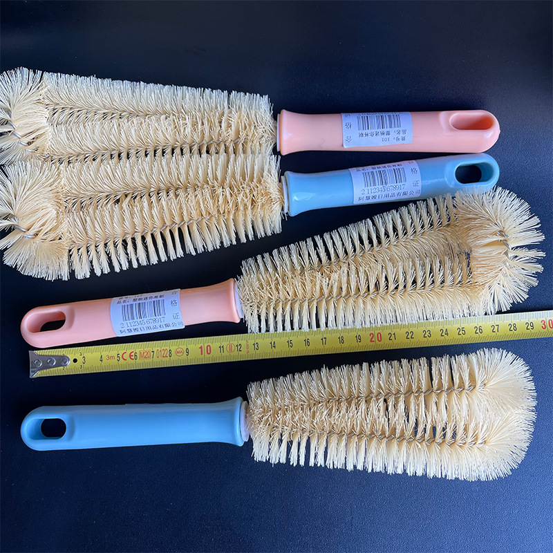 【 Zone 2-12 】101 Plastic Handle - Cup Brush 336 per piece 101 Plastic Handle Cup Brush, Water Bottle Brush, Tea Cup Brush, Cleaning Brush, Daily Household Baby Bottle brush pic 1