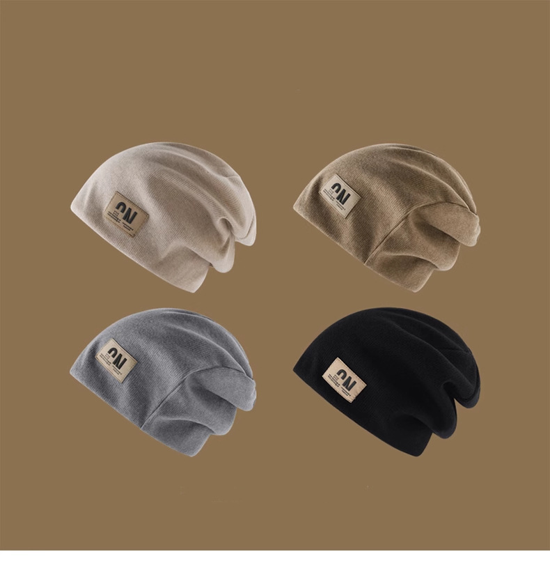 秋季女士保暖堆堆帽 针织显脸小月子帽 冷帽包头帽 防风防寒护耳套头帽 成人帽款详情1