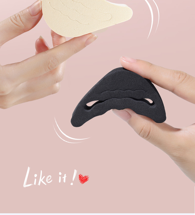 A half-size toe pad is a great tool for making shoes smaller. The front sole pad is an anti-slip insole. The half-size pad can adjust the shoe size by one size pic 11