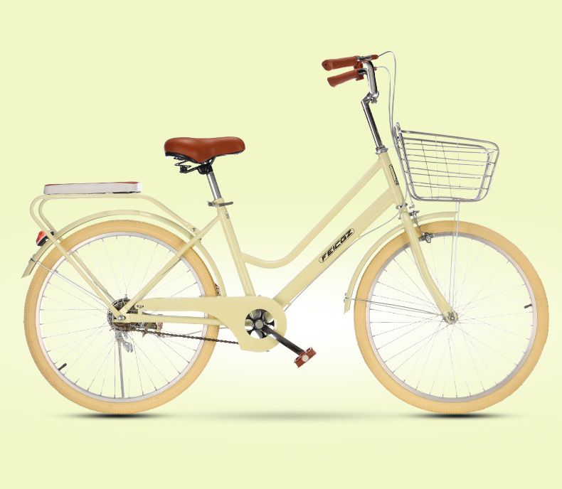 24寸女式复古单车成人轻便脚踏车学生变速代步车子淑女通勤自行车详情22