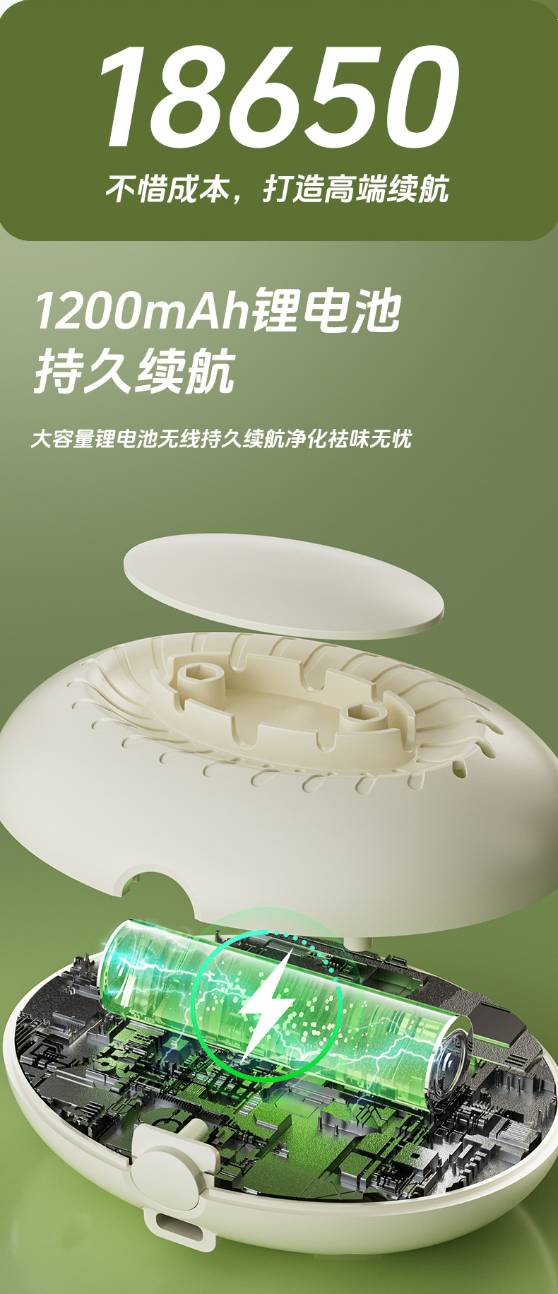 Cross-border new refrigerator deodorizer, ozone disinfection deodorizer, aromatherapy deodorizer, fruit and vegetable preservation machine, household clothing and shoes M141 pic 8