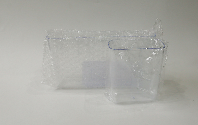 Wall-mounted storage rack without drilling holes, mobile phone storage box at the bedside of the dormitory, transparent storage rack for the dormitory, wall-mounted storage box pic 1
