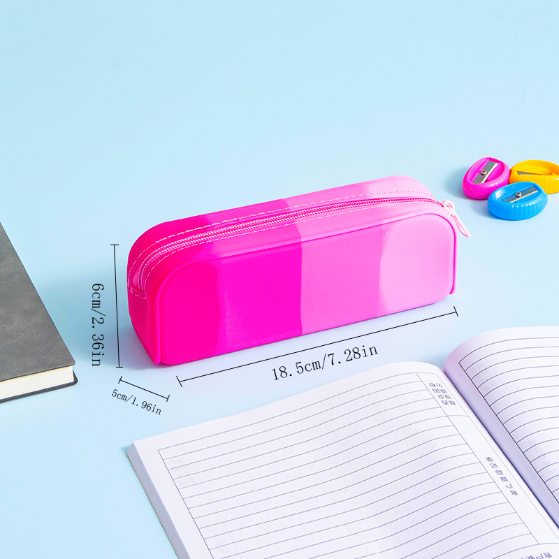 Factory direct delivery of small square pen cases with high appearance standards, stationery storage bags pic 2