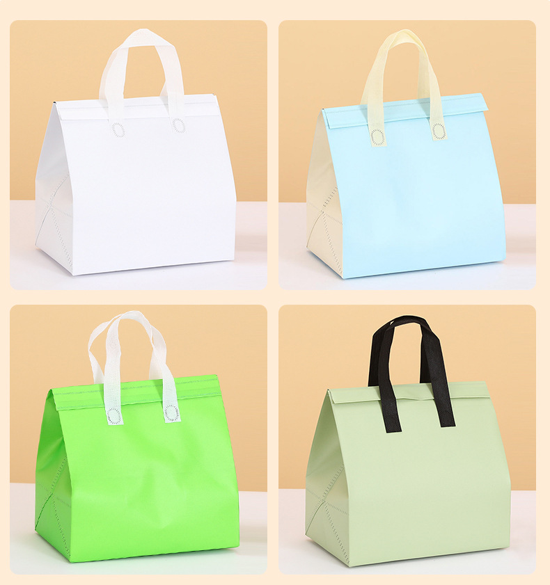 外卖保温袋定制无纺布手提袋铝箔袋一次性餐饮外卖打包袋饭盒袋详情14