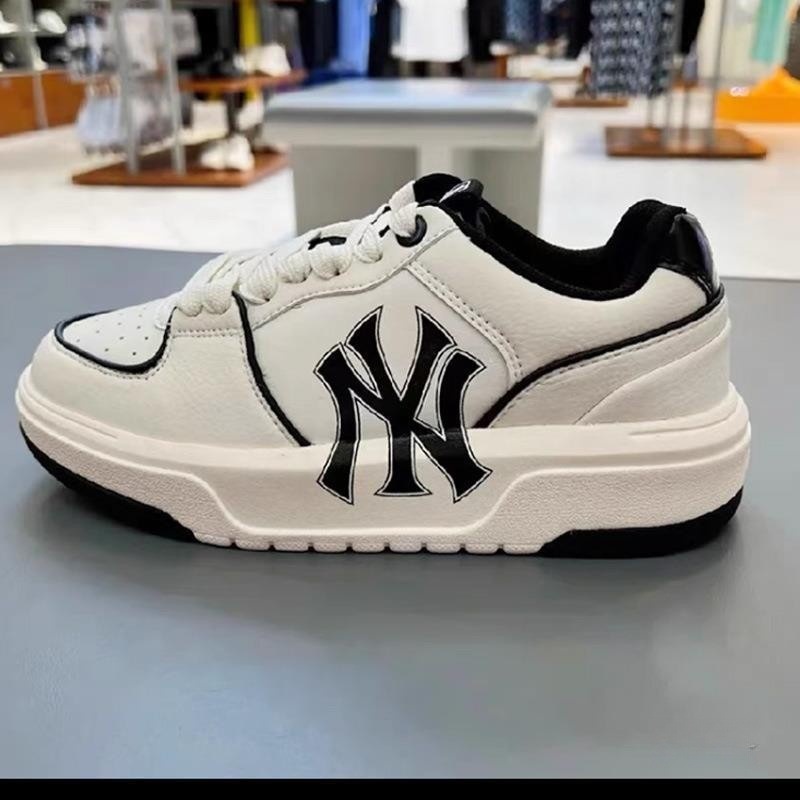 莆田高版本纯原MLB爆款轻量增高厚底老爹鞋2024新款学院情侣百搭详情10