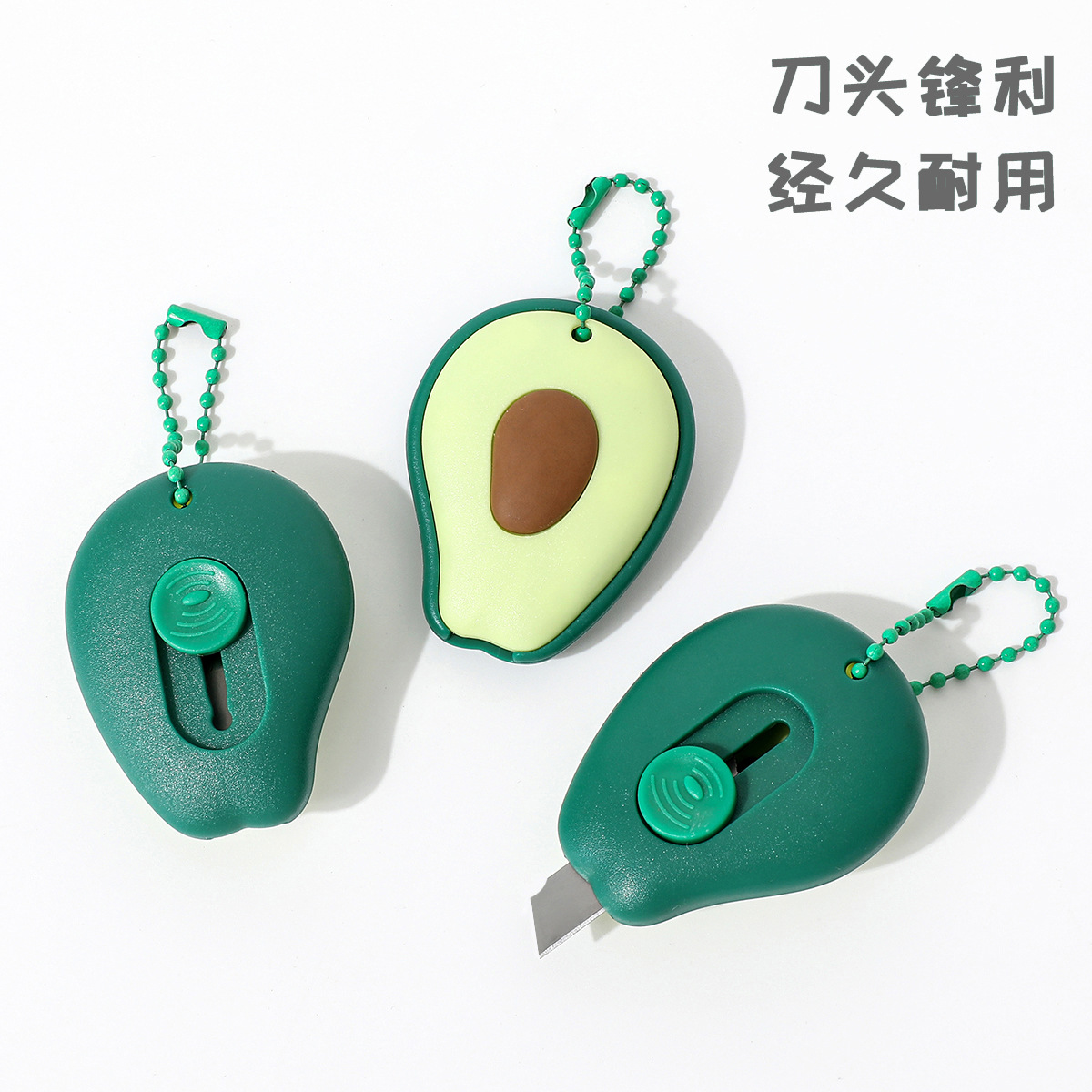 Mini utility knife, fruit-shaped, paper cutting, package opening, cute utility knife, convenient unboxing, stationery, handcrafted knife pic 3
