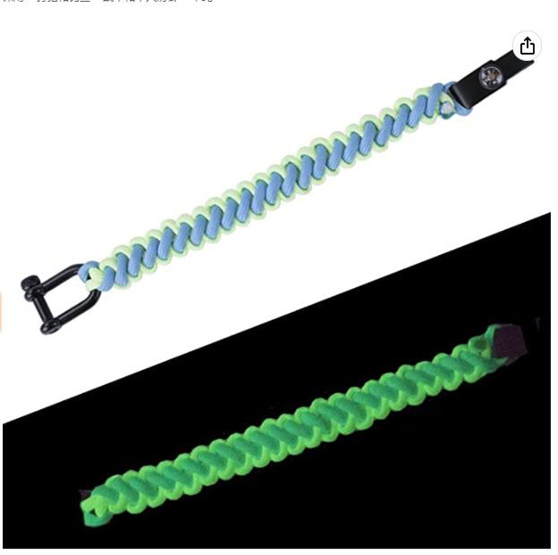 7芯4mm夜光伞绳户外多功能登山伞兵牵引编织绳天幕防风绳可定尺寸详情14