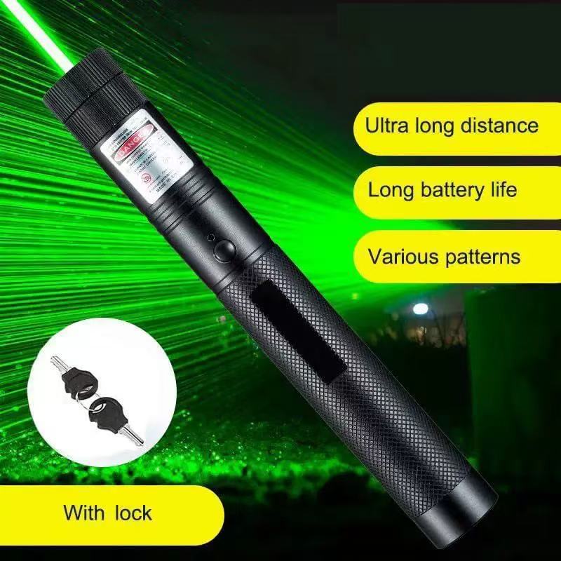 C款Laser303激光手电镭射手电满天星多图案内置电池直插充电款详情3