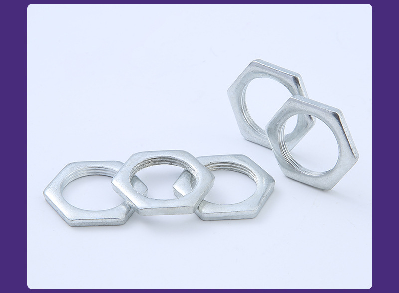 808 hexagonal thin nut, M18 thin-walled fine-tooth hexagonal ultra-thin processed nut, pressed nut grade fastener pic 12