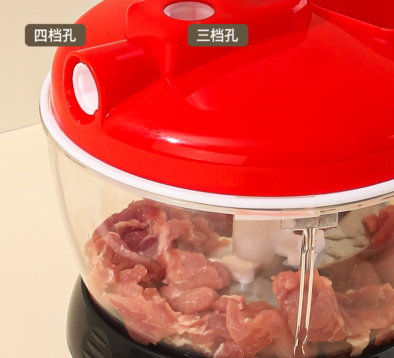Hand-cranked vegetable cutter, meat grinder, kitchen multi-functional household garlic mashing device, garlic puree device, garlic mincing device, vegetable grinder, complementary food machine pic 23