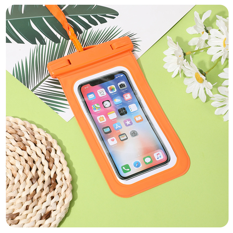 亚马逊热卖pvc通用手机防水袋户外漂流潜水游泳可触屏拍照8级防水详情18