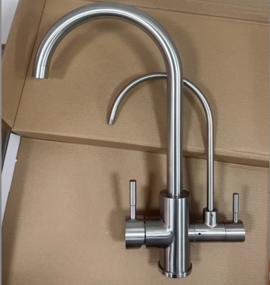 Stainless steel kitchen rotatable side-rotating cold and hot water direct drinking water purifier integrated three-in-one sink faucet pic 17