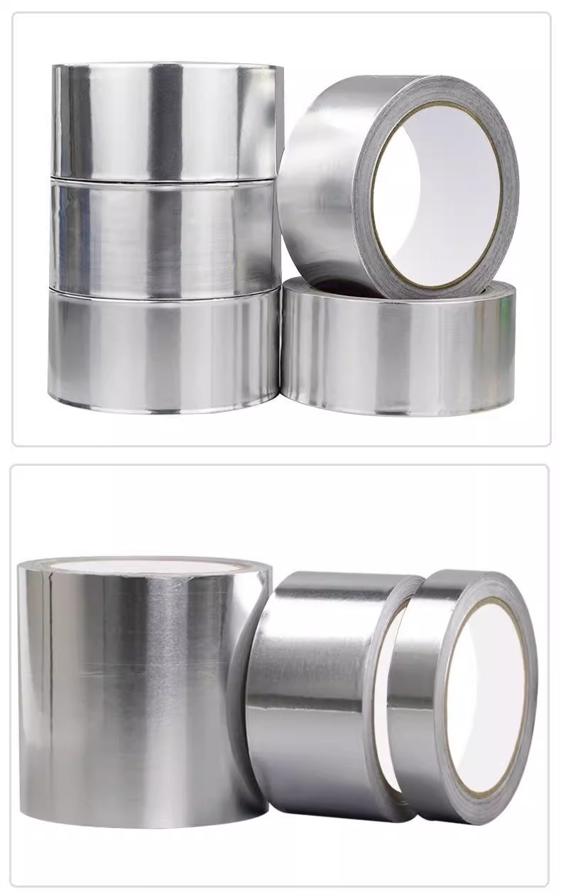 High-temperature resistant aluminum foil tape, kitchen stove sink waterproof tape, water heater thickened heat insulation and flame-retardant heat preservation tape, 4.8cm*10m pic 7