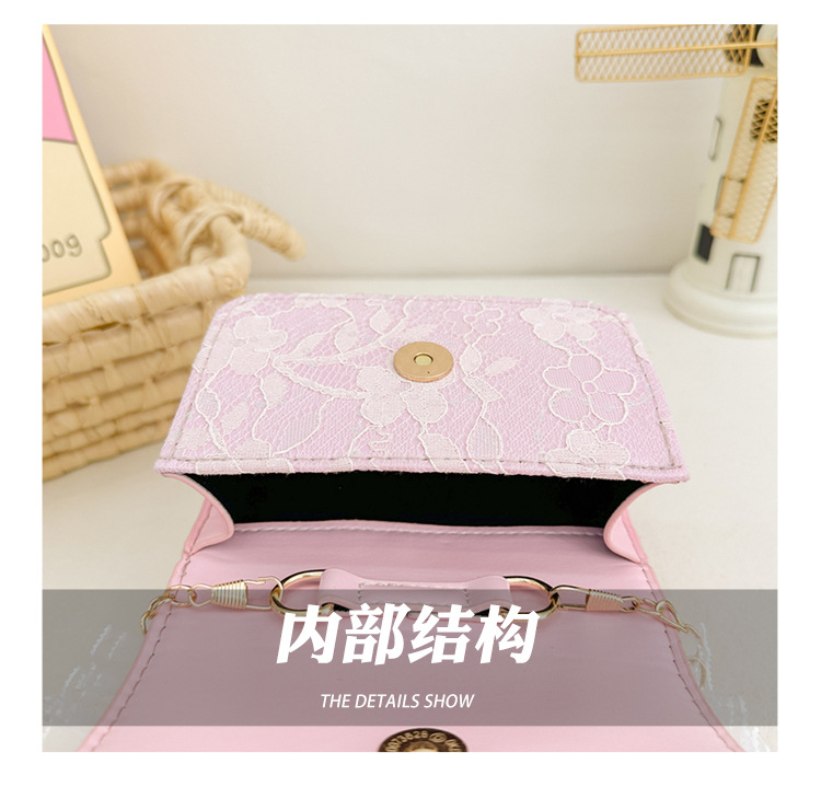 儿童配饰包新款洋气小众设计珍珠单肩斜挎包小女孩幼儿园链条手提详情9