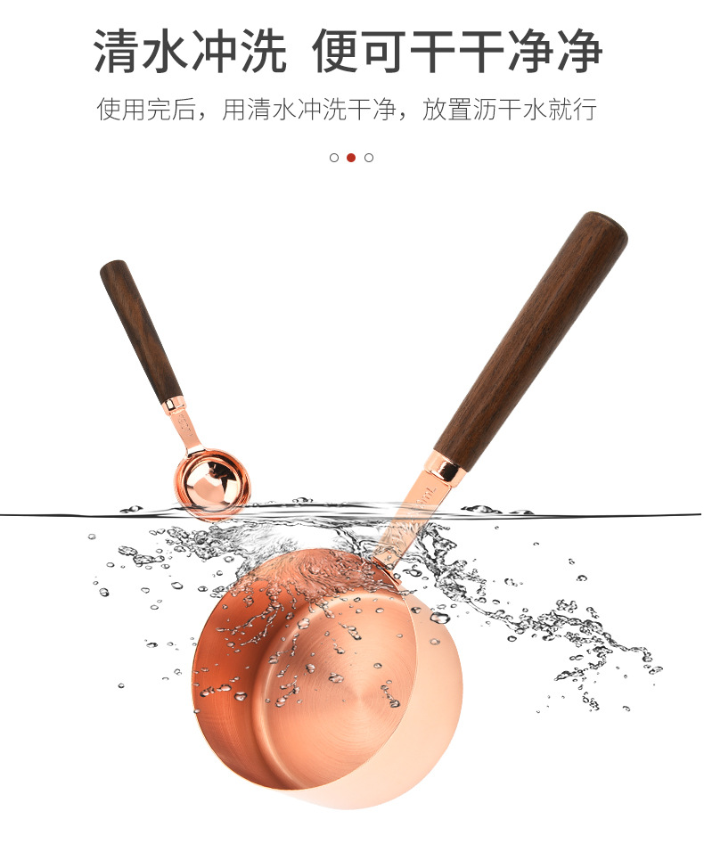 Walnut wood measuring cup and measuring spoon 8-piece set, stainless steel measuring spoons 15ml, 30ml coffee spoons, baking measuring spoons, measuring spoons pic 7
