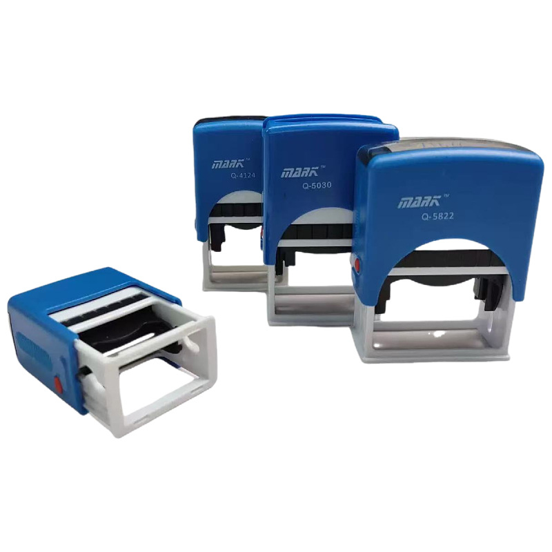 MARK回墨印章文本自动翻斗翻转名字章带墨盒印章材料批发商务详情8