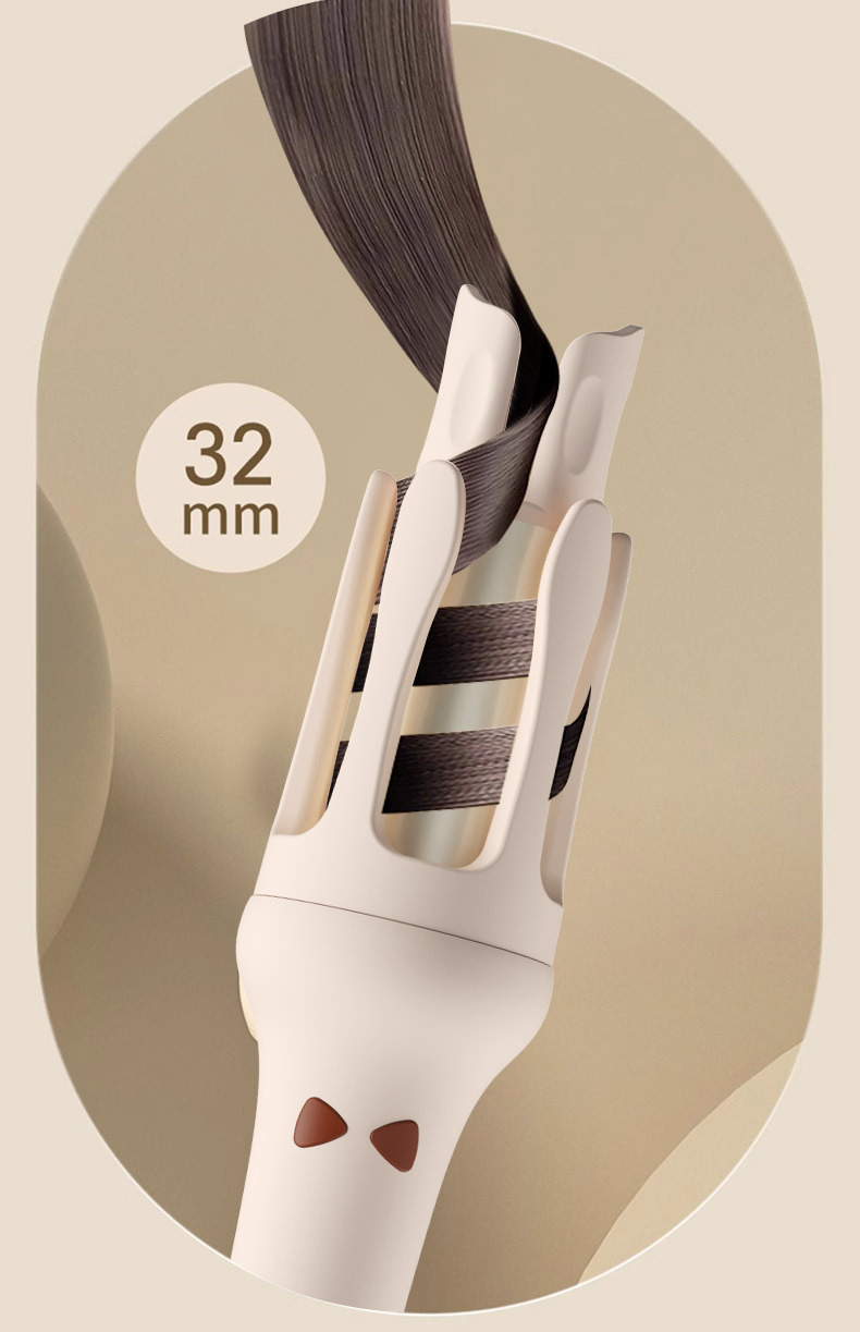 志高全自动卷发棒32mm懒人神器负离子不伤发电大波浪宿舍持久定型详情8