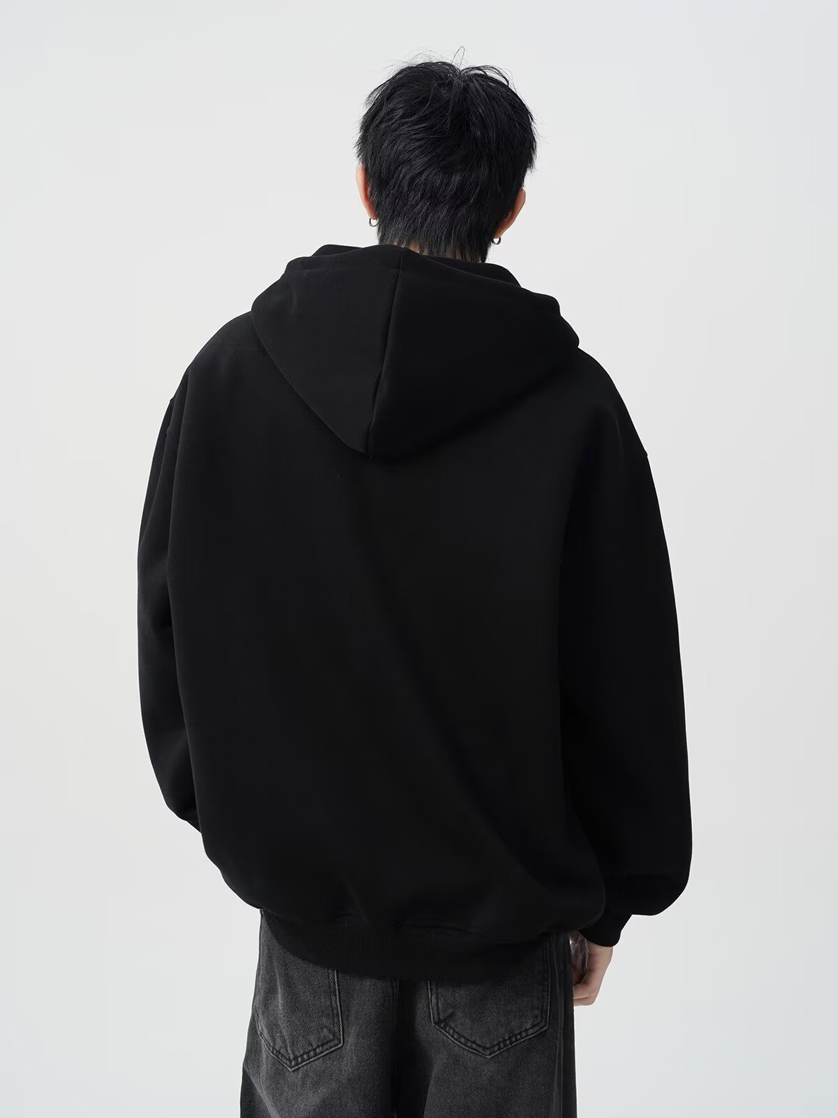  oversize casual versatile top fashion men's hoodie详情2