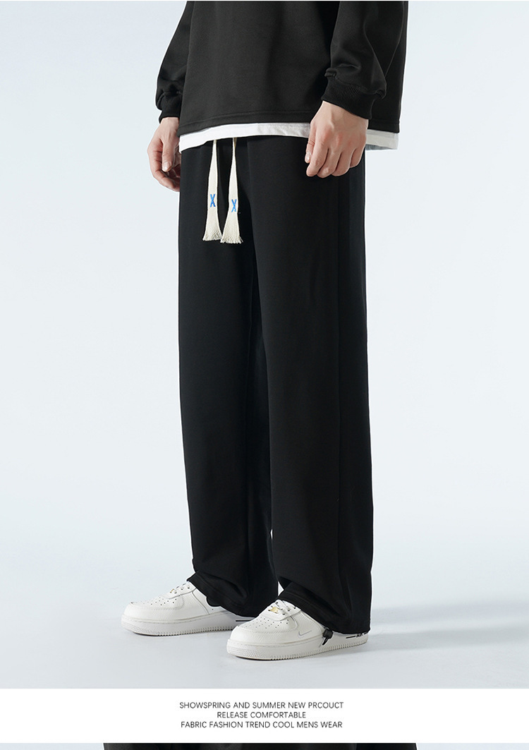 裤长可选/春夏新款卫裤加长版男裤高个子裤子110-120青少年运动裤详情18