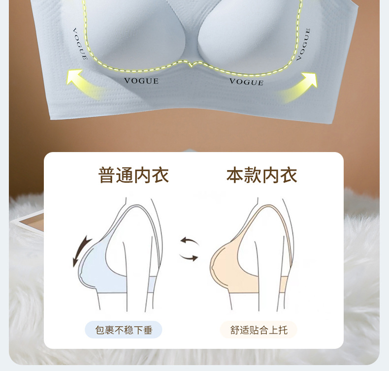 爆款大胸显小大码内衣孕妇孕期防下垂聚拢上托运动胖mm女文胸罩详情10