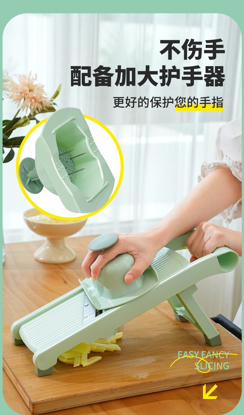 Cross-border exclusive household multi-functional vegetable slicer, fruit slicer, lemon slicer, potato slicer, vegetable slicer pic 10