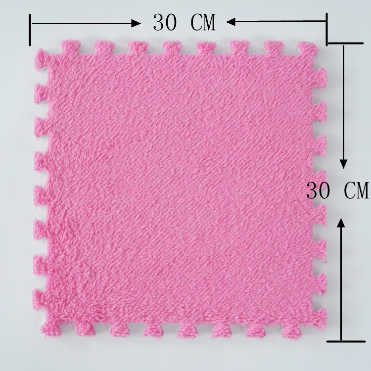 全铺毛绒拼接地毯地垫客厅卧室床边耐脏易打理客厅毯床边毯拼接垫详情17