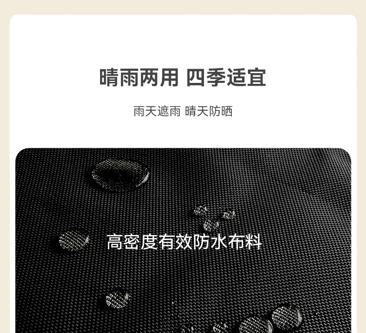 纤维户外防晒伞半自动弯柄高尔夫伞商务广告伞23寸8骨雨伞定制详情21