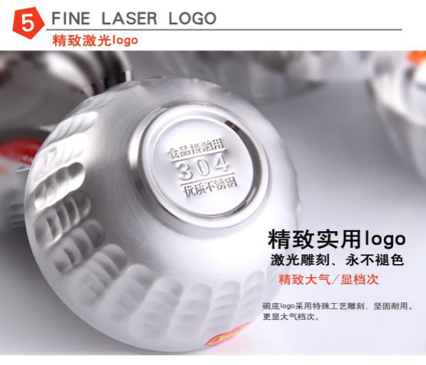 304不锈钢碗批发双层隔热学校食堂家用饭碗汤碗加厚铂金碗亮光碗详情4