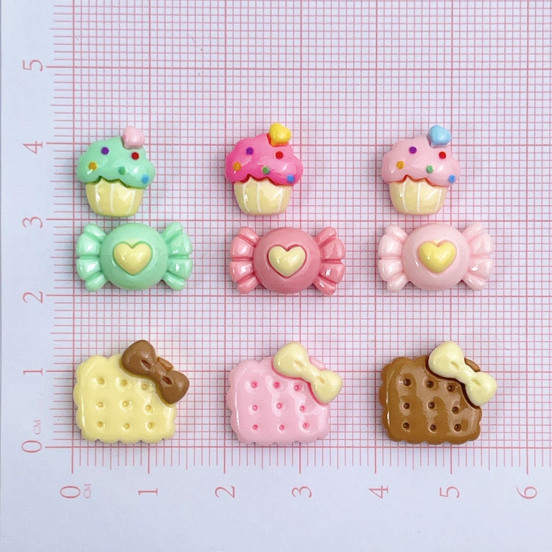Macaron food and play tableware, cheese, cute shoe buckles, diy accessories, cartoon mini knives and forks, hair clips, resin accessories pic 37