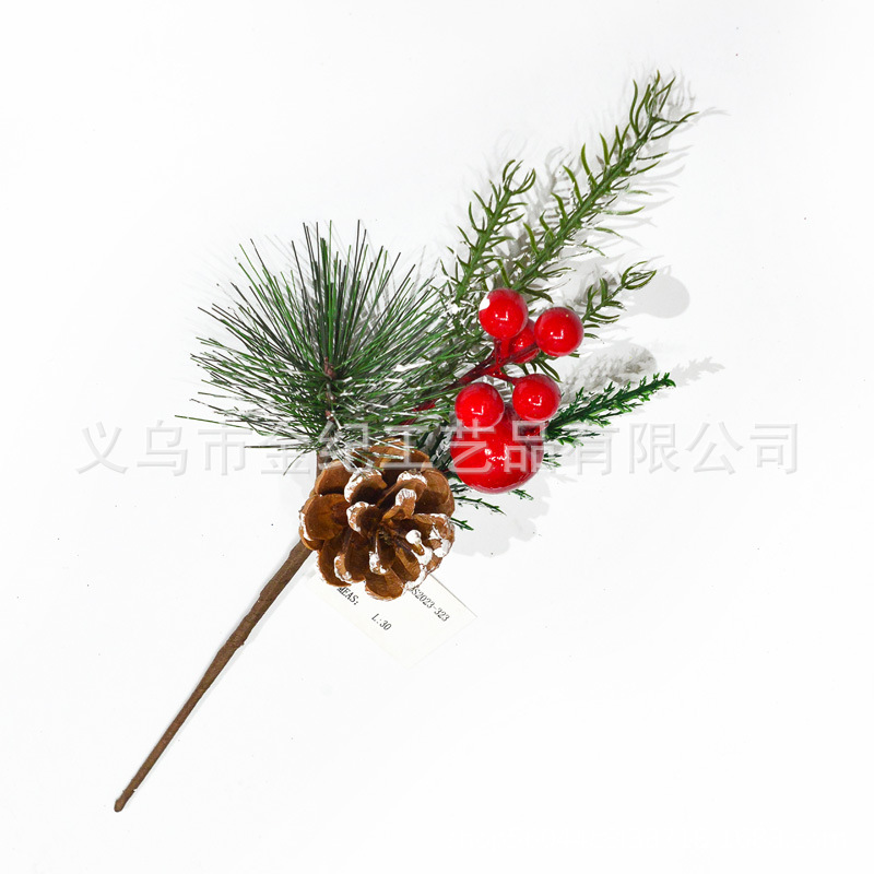 圣诞节日用品一站式购买 圣诞喷雪花插支创意摆件 圣诞装饰品精选 圣诞氛围布置必备品详情10