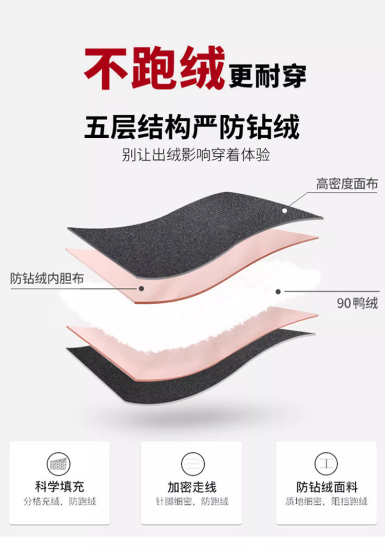 厂家直销8221秋季商务银离子蓄热轻薄羽绒服短款立领保暖外套男士详情5