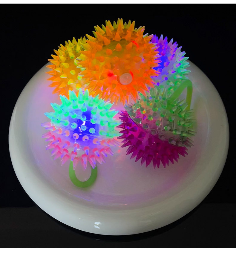 六一节礼物小礼品弹力球摆摊玩具夜光跳跳球发光球类带绳按摩球详情11