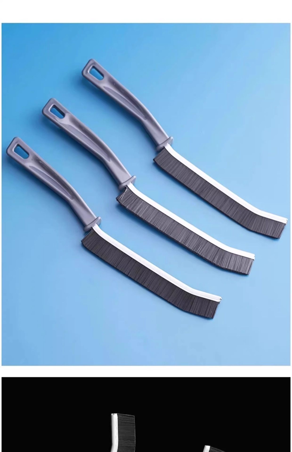 Bathroom cleaning brush, crevices brush, household sink faucet, bathroom bathtub, kitchen, window dead corners brush, brush blade pic 12