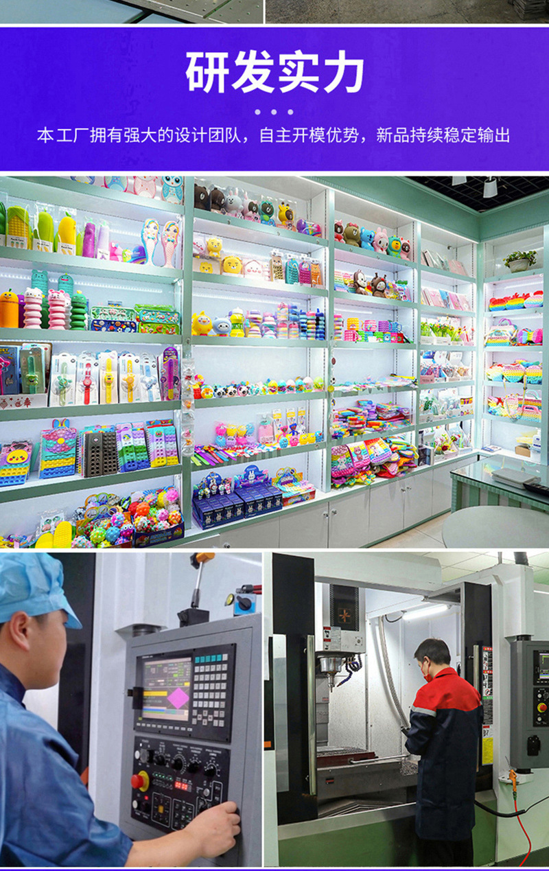跨境新款硅胶吸盘握力器儿童解压小摆件手指按压力量康复健身器材详情20