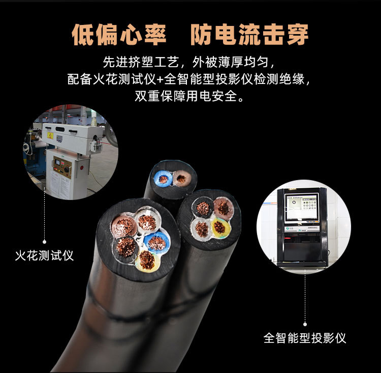 RVV flexible cable reel and cable cross-sectional diagram pic 17