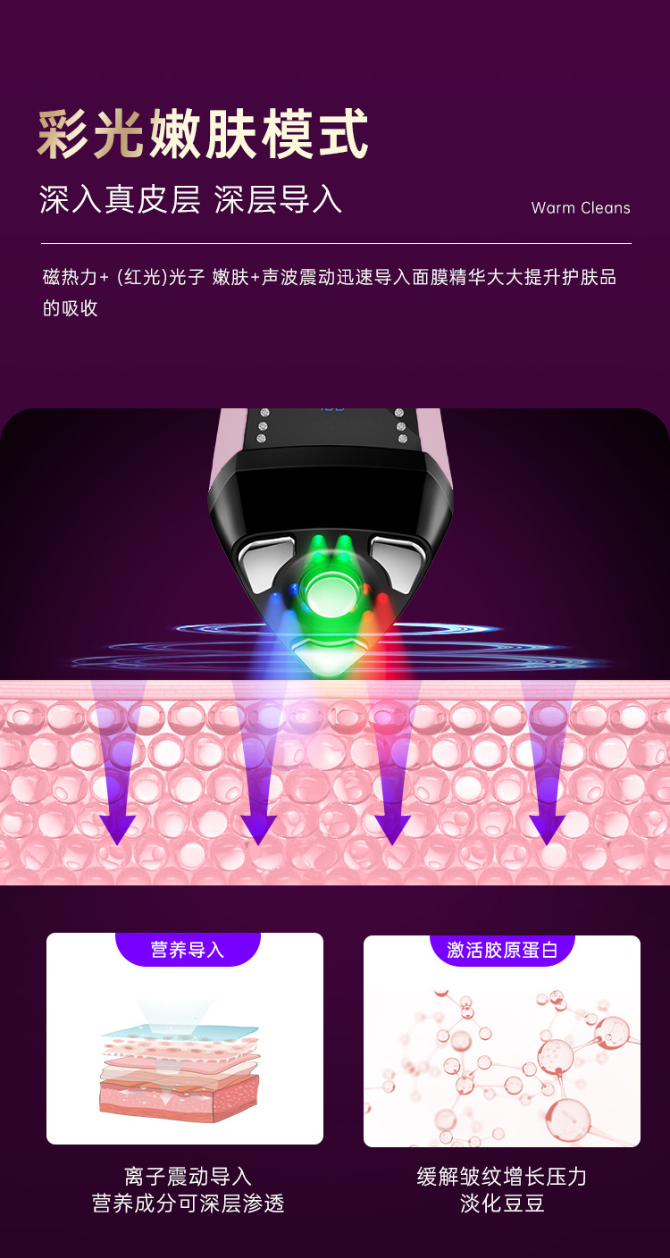 shanilak   跨境院家用脸部EMS微电流面部导入仪院手持充电仪器详情8