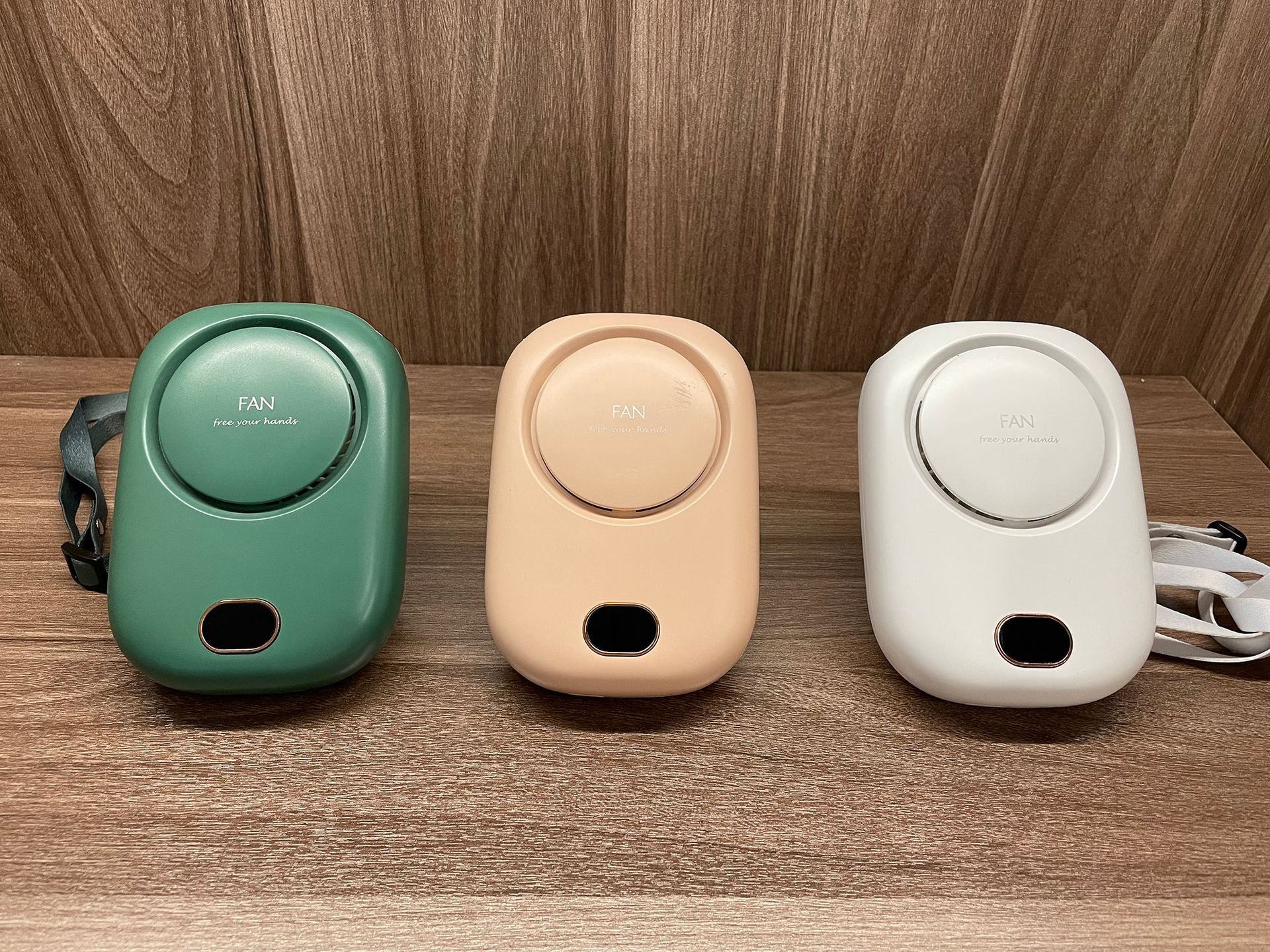 电商新款懒人运动挂脖风扇 手持便携静音大风力迷你USB充电小风扇详情1