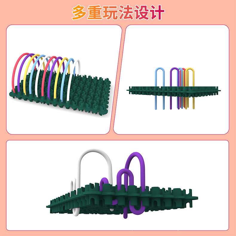 SensoryActivityBoard Food-grade silicone stress-relieving sensory board for educational sensory development pic 8