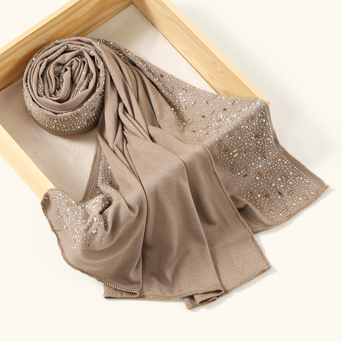 New best-selling irregular-shaped diamond ironing diamond versatile long scarf for women, Malay fashionable and elegant decorative headband, shawl and scarf pic 10